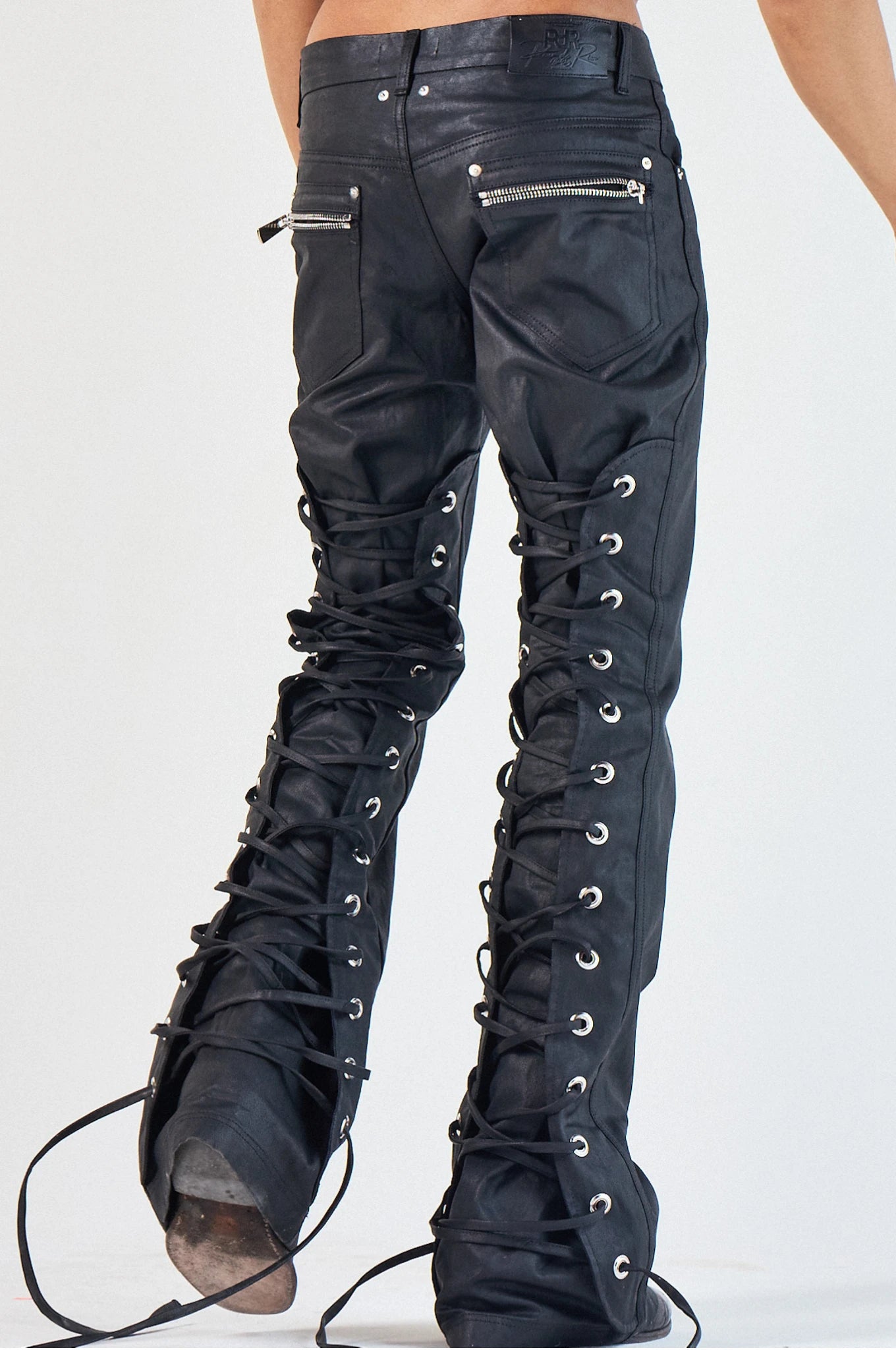 Wax Denim Decusatte Trousers